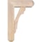 Ekena Millwork Olympic Craftsman Smooth Bracket w/ Offset Brace, Douglas Fir, 5 1/2"W x 14"D x 22"H BKT0604X14X22OLY04SDF - alternate 3